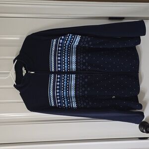 Croft & Barrow Women's Blue Jacket XL